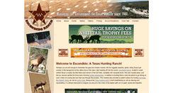 Desktop Screenshot of escondidoranch.com